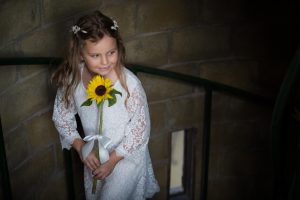 Flower girls in the tower